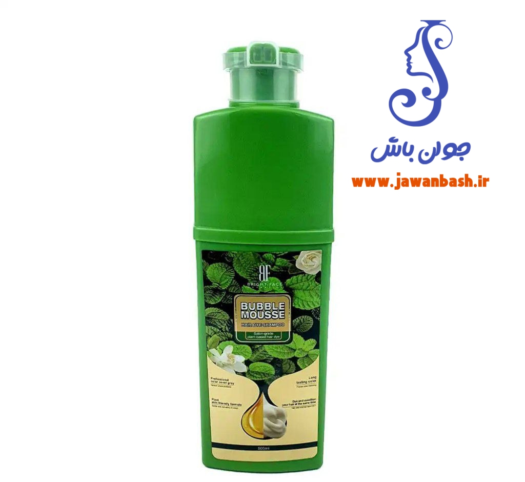 شامپو رنگ ژلاتین اورجینال بابل موس 500میل در دو رنگ قهوه‌ای و مشکی۹